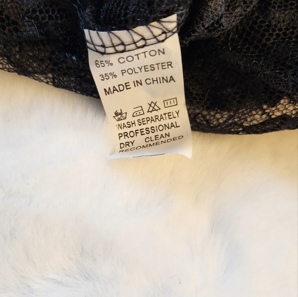 NWOT Black Lace Stretchy Teddy - Picture 5 of 7